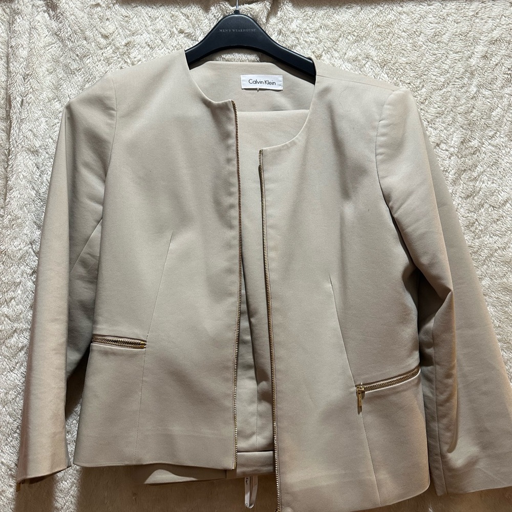 Calvin Klein Women's Beige Jacket
